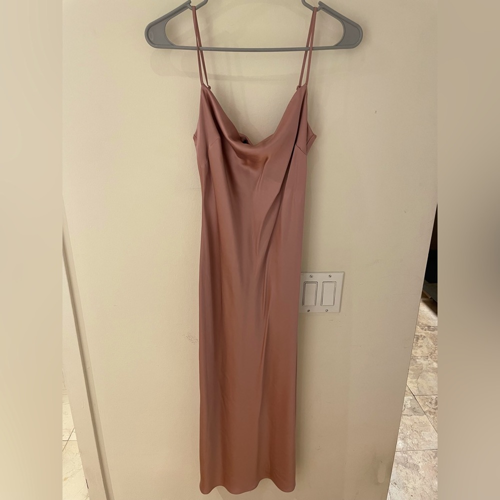 Express Satin Wedding Guest Dress
